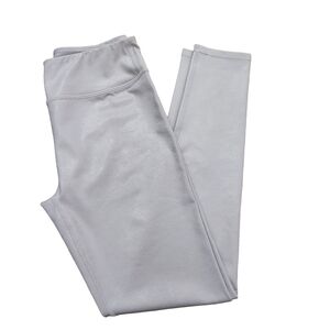 Z by Zella Girls Leggings - Grey Lilac Shimmery - Size XL (14-16)